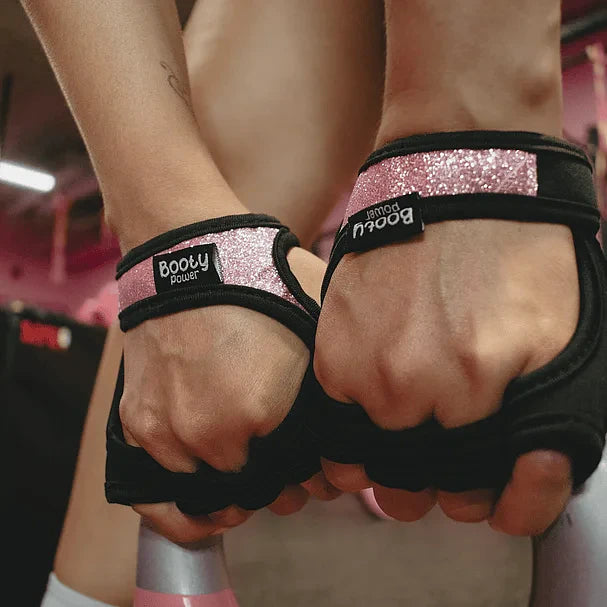 Guantes GlitterFit Rosado