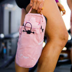 Pack Gym Bolso Magnético + Botella Térmica Rosa Pastel