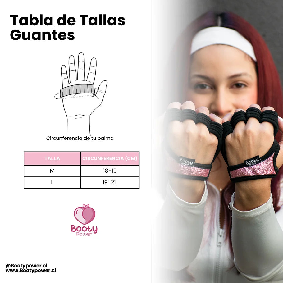 Guantes GlitterFit Negro