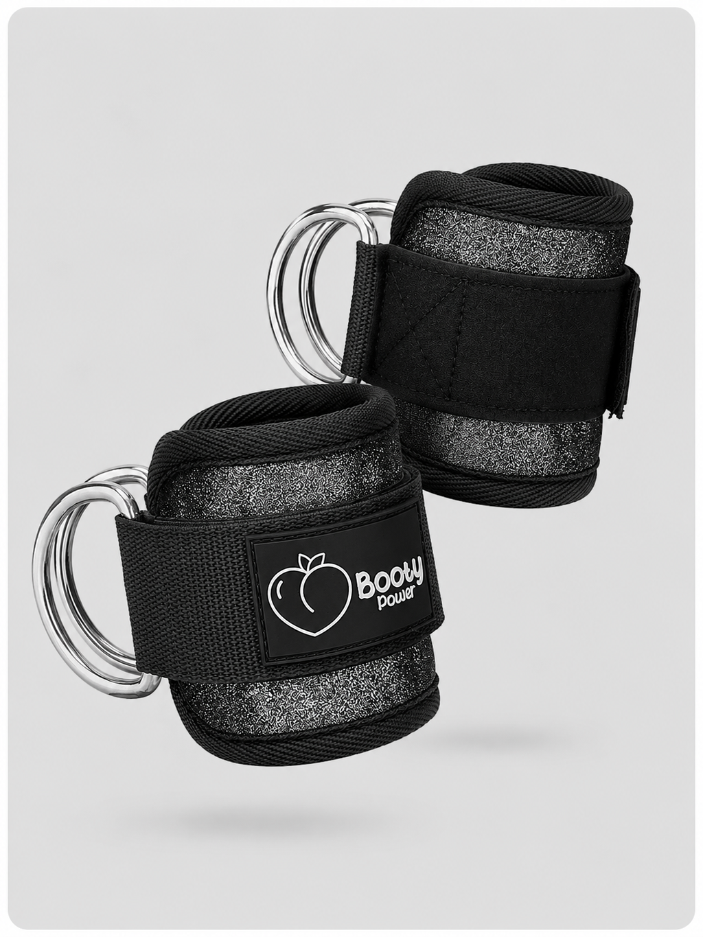 Tobillera Polea con Glitter Negro