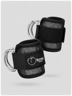 Tobillera Polea con Glitter Negro